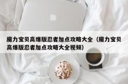 魔力宝贝高爆版忍者加点攻略大全（魔力宝贝高爆版忍者加点攻略大全视频）